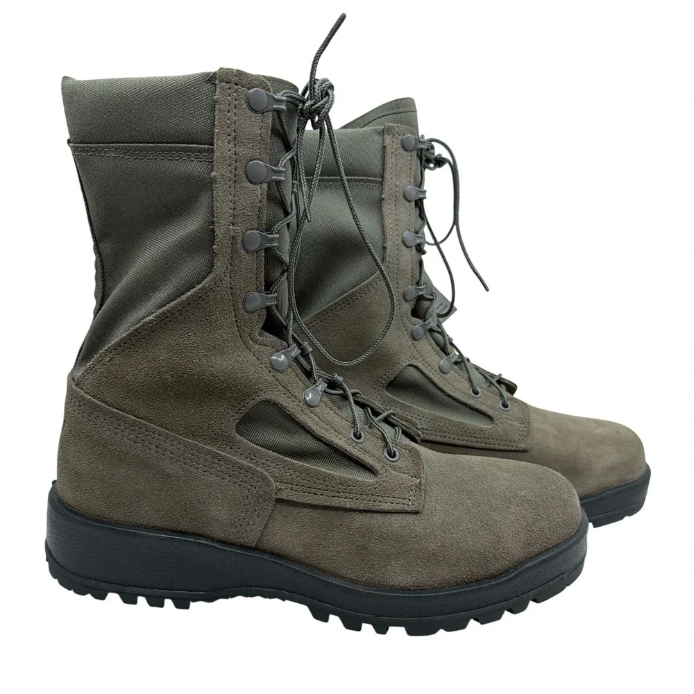 Belleville Tactical Boots Mens 11.5 Olive Drab New Steel Toe Vibram Made in USA